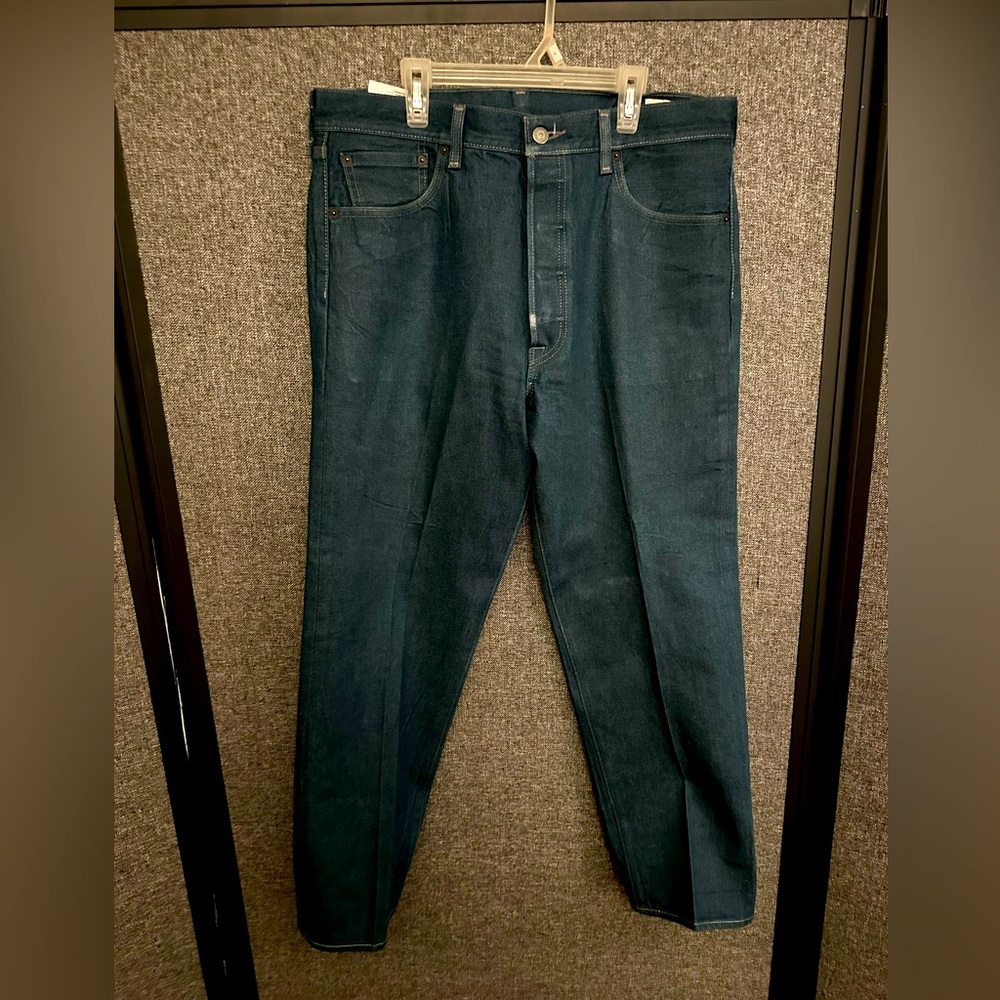 Levi’s 501 greenish blue wash men’s jeans size 36/30